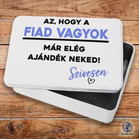 A fiad vagyok - Szívesen szendvicsdoboz (tároló doboz)