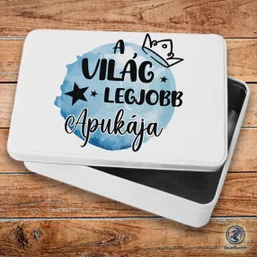   A világ legjobb fiús apukája szendvicsdoboz (tároló doboz)