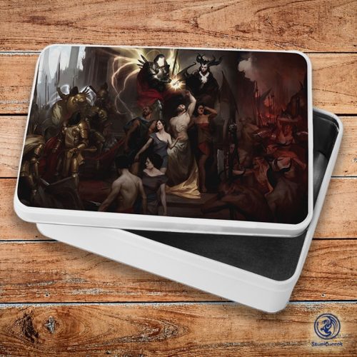Diablo IV. portré szendvicsdoboz (tároló doboz)