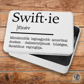   Taylor Swift - Swiftie Főnév fém szendvicsdoboz (tároló doboz)