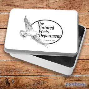   Taylor Swift - The tortured poets department logo fém szendvicsdoboz (tároló doboz)