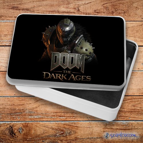 Doom - The Dark Ages - Doomslayer fém szendvicsdoboz (tároló doboz)