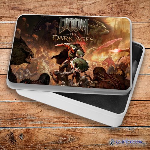 Doom - The Dark Ages poszter fém szendvicsdoboz (tároló doboz)