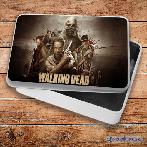 The Walking Dead - Apokalipszis Hősei fém szendvicsdoboz (tároló doboz)