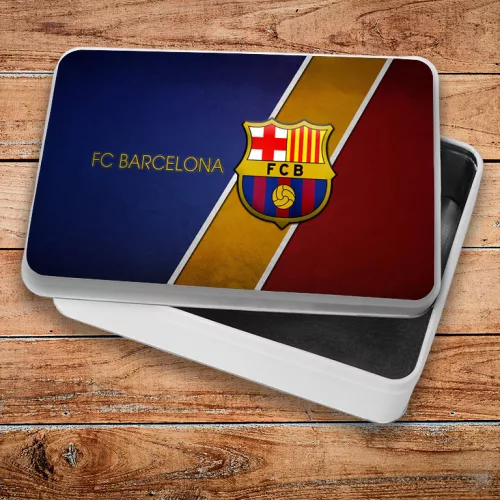 FC Barcelona fém szendvicsdoboz (tároló doboz)