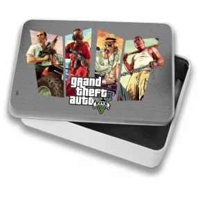 GTA V karakterek fém szendvicsdoboz (tároló doboz)
