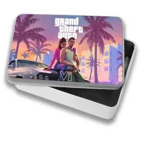 GTA VI Lucia & Jason fém szendvicsdoboz (tároló doboz)