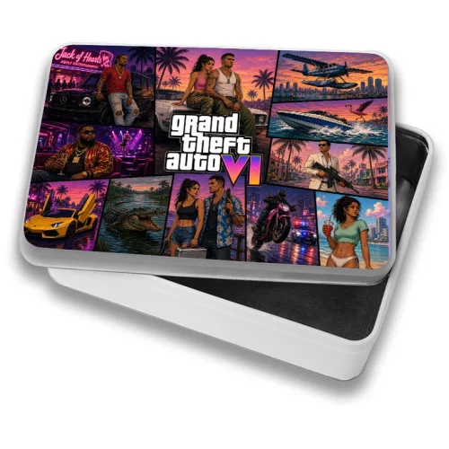 GTA VI fém szendvicsdoboz (tároló doboz)
