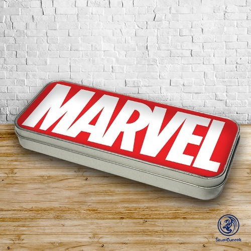 Marvel logó fém tolltartó