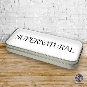 Supernatural text fém tolltartó