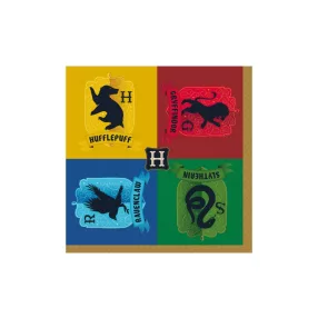 Harry Potter házak szalvéta (33 x 33 cm)